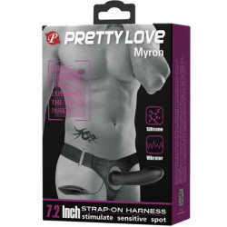 PRETTY LOVE - MYRON PASEK Z WIBRACJAMI I WYPUSZCZONYM DILDO