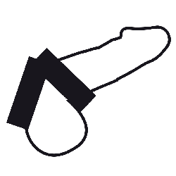 DARKNESS - PODWOJNY ELASTYCZNY PIERSCIEN NA PENIS