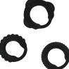 ADDICTED TOYS - ZESTAW C-RING CZARNY