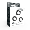 ADDICTED TOYS - ZESTAW C-RING CZARNY
