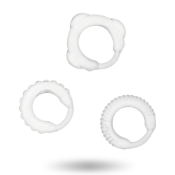 ADDICTED TOYS - ZESTAW C-RING PRZEZROCZYSTY