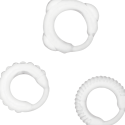 ADDICTED TOYS - ZESTAW C-RING PRZEZROCZYSTY