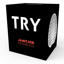 JAMYJOB - MASTURBATOR JAJECZKOWY W WERSJI CZARNEJ DYSKRETNY