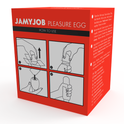 JAMYJOB - JAJKO MASTURBATOR W WERSJI CZERWONEJ DYSKRETNY
