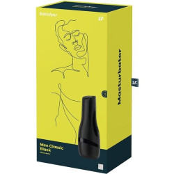 SATISFYER - MASTURBATOR MESKI KLASYCZNY CZARNY