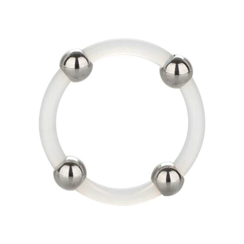 CALEXOTICS - ANEL DE SILICONE COM FRESAS DE AO L