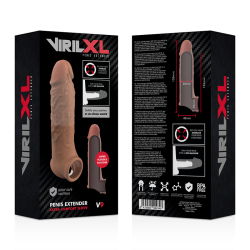 VIRILXL - PLYNNY SILIKON V9 BRAZOWY PRZEDLUZANIE PENISA
