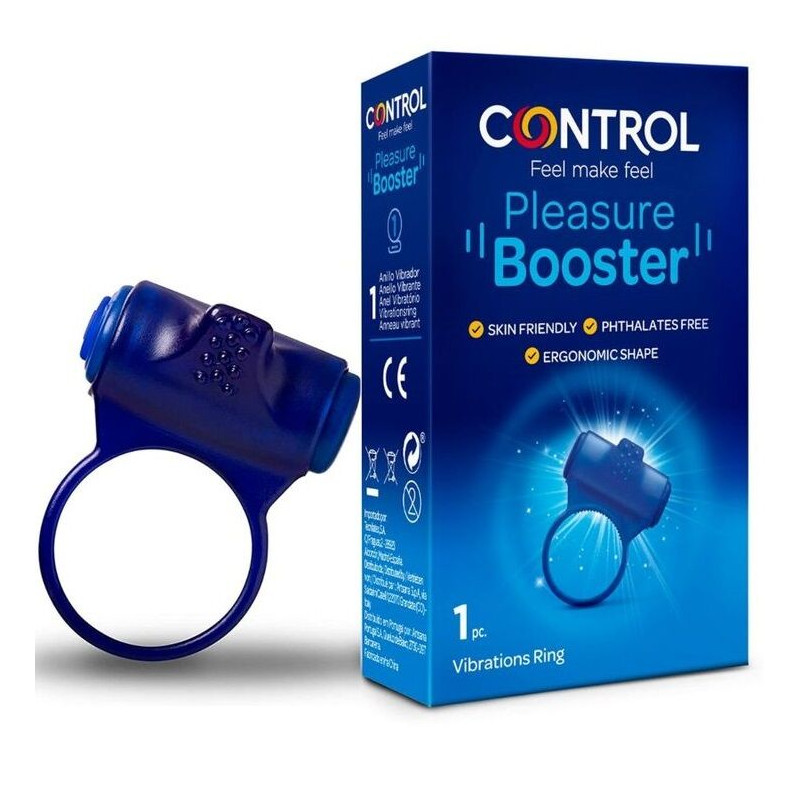CONTROL - ANILLO VIBRADOR PLEASURE BOOSTER CONTROL - ANILLO VIBRADOR PLEASURE BOOSTER
