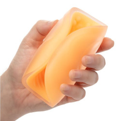 CALEXOTICS - MASTURBATOR Z ZROBIONYM UCHWYTEM POMARANCZOWY