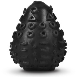 G-VIBE - TEKSTURALNE JAJKO DO MASTURBATORA WIELU UZYTKU, CZARNE