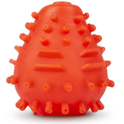 G-VIBE - TEKSTURALNE JAJKO Masturbator wielokrotnego uZytku, czerwone