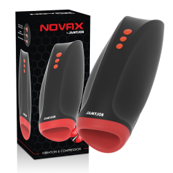 JAMYJOB - MASTURBATOR NOVAX Z WIBRACJAMI I KOMPRESJA