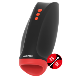 JAMYJOB - MASTURBATOR NOVAX Z WIBRACJAMI I KOMPRESJA