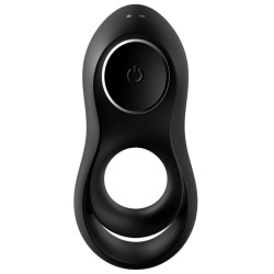 SATISFYER - LEGENDARNY WIBRATOR DUO RING CZARNY