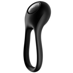 SATISFYER - WIBRATOR MAJESTIC DUO RING CZARNY