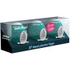 SATISFYER - 3 NIEGRZECZNE JAJA DO MASTURBACJI