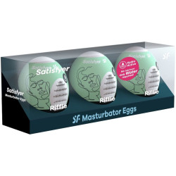 SATISFYER - KARABIN NA 3 JAJKA DO MASTURBACJI