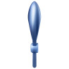 SATISFYER - WIBRATOR Z PIERSCIENIEM SNIPERSKIM NIEBIESKI