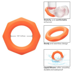 CALEXOTICS - ALPHA SEXAGON RING POMARANCZOWY