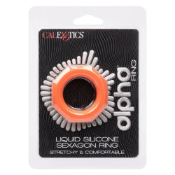 CALEXOTICS - ALPHA SEXAGON RING POMARANCZOWY