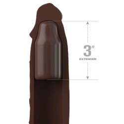FANTASY X-TENSIONS - PRZEDLUZENIE PIPEDREAMS Z PASEM 17,78 CM BRAZOWY