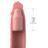 FANTASY X-TENSIONS - TULEJA PIPEDREAMS 22,86 CM + 7,62 CM PLUG SKIN