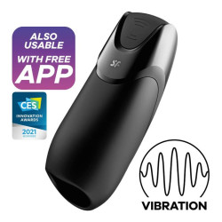 SATISFYER - MESKI WIBRACJA+ CZARNY