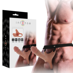 INTENSE - WNETNE SZELKI Z SILIKONOWYM DILDO 16 X 3,5 CM