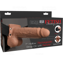 FETISH FANTASY SERIES - REGULOWANA UPRZAZ DILDO REALISTYCZNE Z KULKAMI LADOWANYMI I WIBRATOREM 17,8 CM