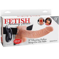 FETISH FANTASY SERIES - REGULOWANA UPRZAZ PILOTEM DILDO REALISTYCZNE Z JADRAMI 23 CM