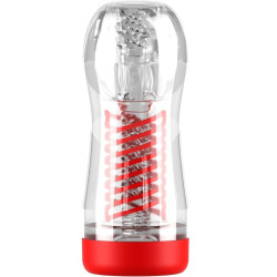 PDX ELITE - STROKER VIEWTUBE 2 SPIRALNA KOMPRESJA PRZEZROCZYSTA
