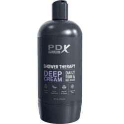 PDX PLUS - STROKER MASTURBATOR DYSKRETNY GLEBOKI KREM SZAMPON KONSTRUKCJA BUTELKI