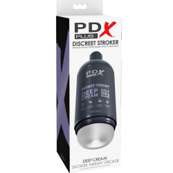PDX PLUS - STROKER MASTURBATOR DYSKRETNY GLEBOKI KREM SZAMPON KONSTRUKCJA BUTELKI