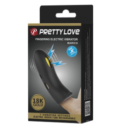 PRETTY LOVE - MARICO CZARNA OSLONA NA PALEC DO ELEKTROSTYMULATORA