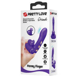 PRETTY LOVE - FIOLETOWA OSLONA NA PALEC WIBRATORA ORLANDO