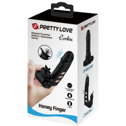 PRETTY LOVE - CORBIN CZARNA OSLONA NA PALCE WIBRATORA