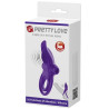 PRETTY LOVE - FIOLETOWY WIBRUJACY PIERSCIEN NA PENIS