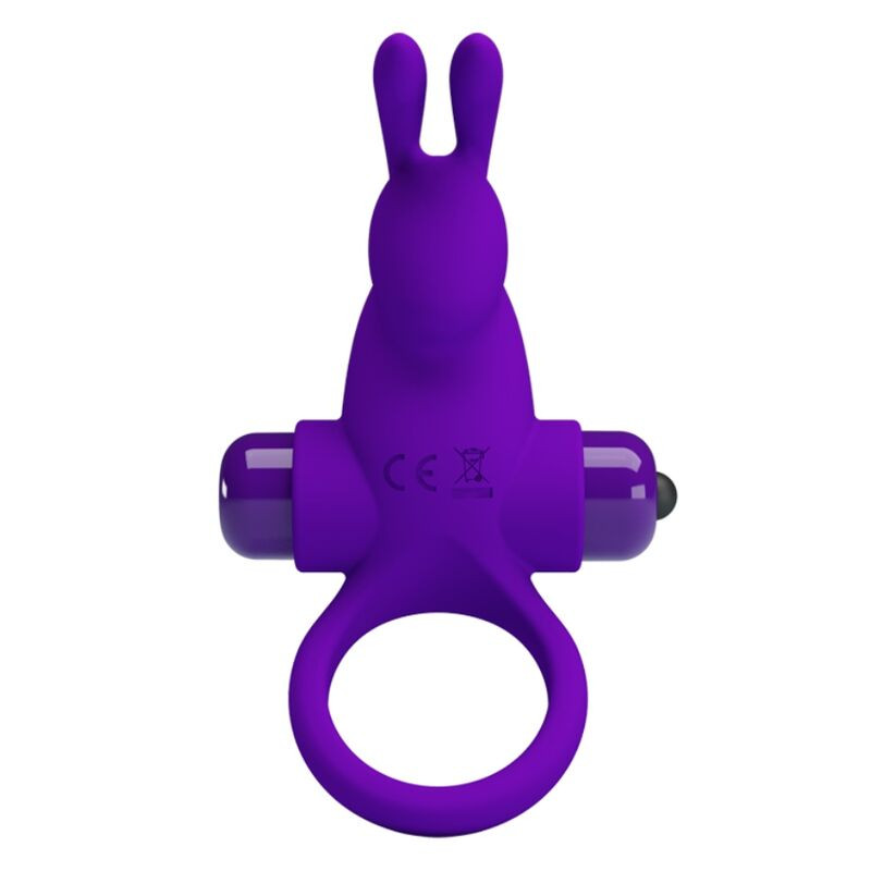 PRETTY LOVE - ANILLO VIBRADOR I CONEJO PARA PENE MORADO PRETTY LOVE - ANILLO VIBRADOR I CONEJO PARA PENE MORADO