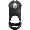 PRETTY LOVE - SILAS WIBRACYJNY PENIS RING 7 WIBRACJI CZARNY SILIKON