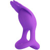 PRETTY LOVE - SILAS WIBRACYJNY PENIS RING 7 WIBRACJI FIOLETOWY SILIKON