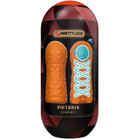 PRETTY LOVE - VICTORIA CHENEY MASTURBATOR POMARANCZOWY