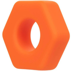 CALEXOTICS - ALPHA PROLONG SEXAGON RING POMARANCZOWY