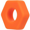 CALEXOTICS - ALPHA PROLONG SEXAGON RING POMARANCZOWY
