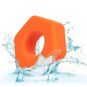 CALEXOTICS - ALPHA PROLONG SEXAGON RING POMARANCZOWY