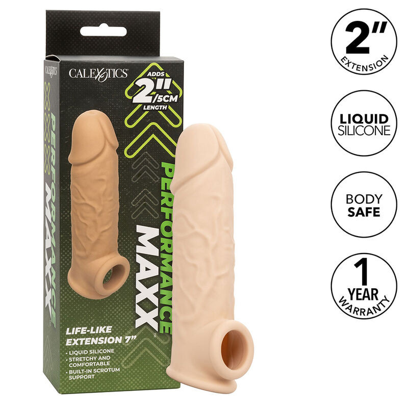 CALEXOTICS - PERFORMANCE MAXX LIFE-LIKE EXTENSION 7 JASNA SKÓRA