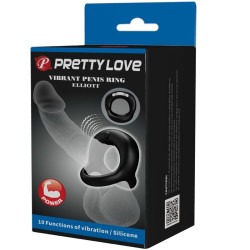 PRETTY LOVE - ELLIOTT CZARNY PIERSCIEN WIBRACYJNY