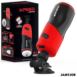 JAMYJOB - AUTOMATYCZNY MASTURBATOR WAGINY XPEED 5 TRYBÓW PCHANIA I EFEKT DŹWIĘKOWY