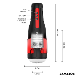 JAMYJOB - CYCLONE AUTOMATYCZNY MASTURBATOR WAGINY 10 TRYBÓW OBROTÓW I CIŚNIENIA