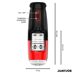 JAMYJOB - STORM AUTOMATYCZNY MASTURBATOR WAGINY 10 TRYBÓW OBROTÓW I NACISKU