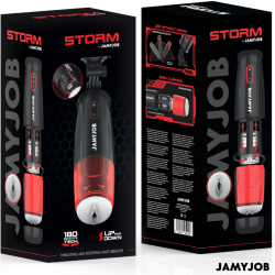 JAMYJOB - STORM AUTOMATYCZNY MASTURBATOR WAGINY 10 TRYBÓW OBROTÓW I NACISKU